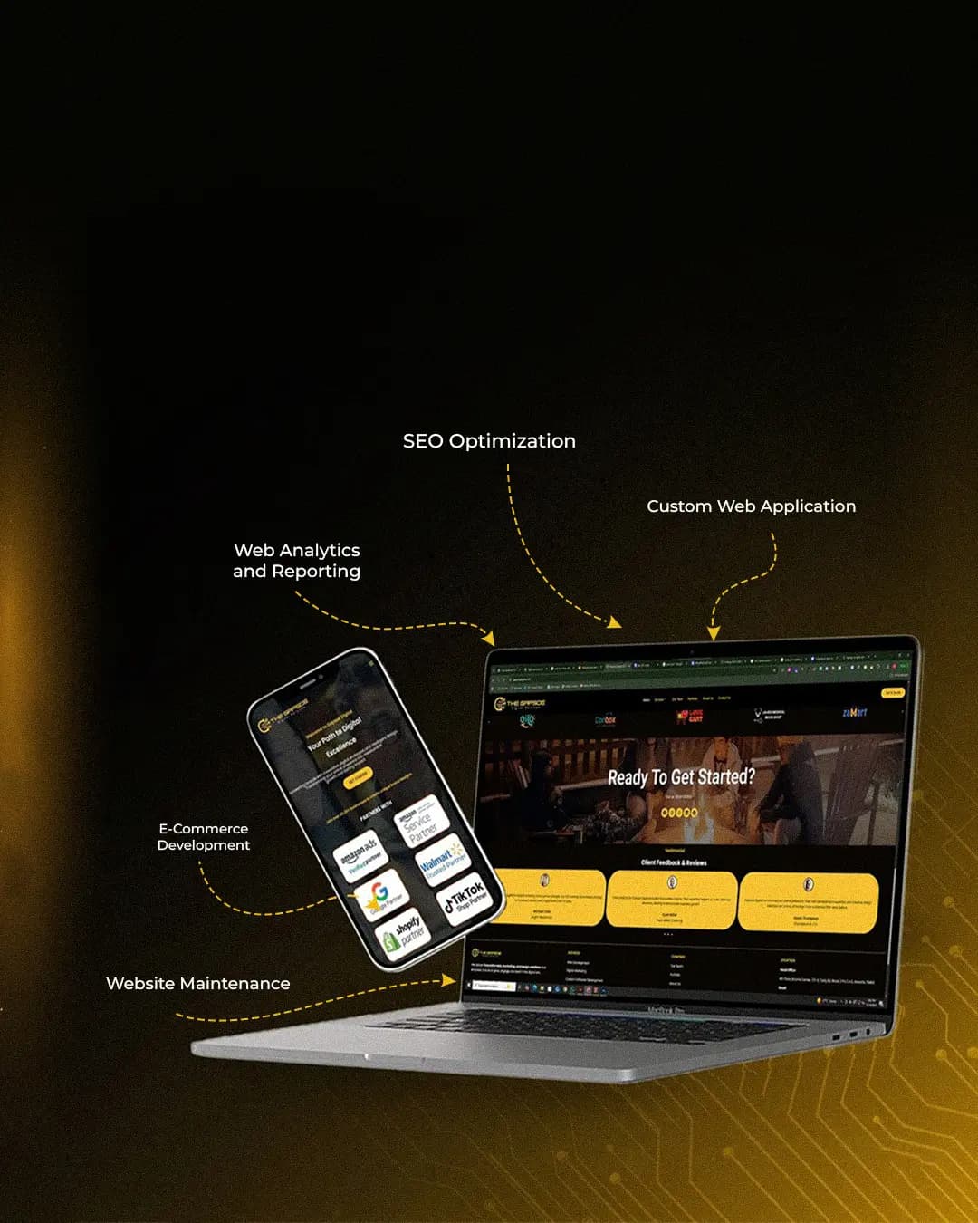 Web Development featured work by Ziron pro