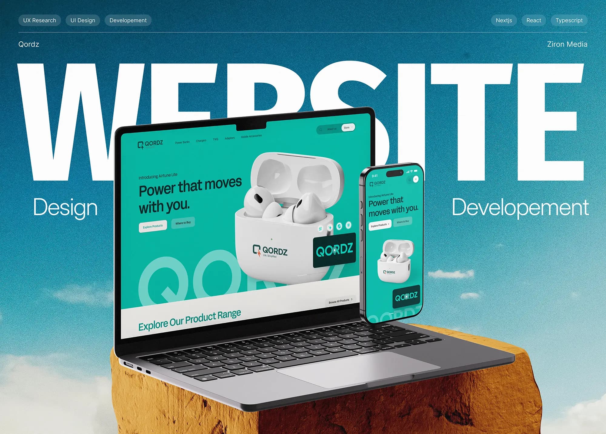 Websites service cover by Ziron pro